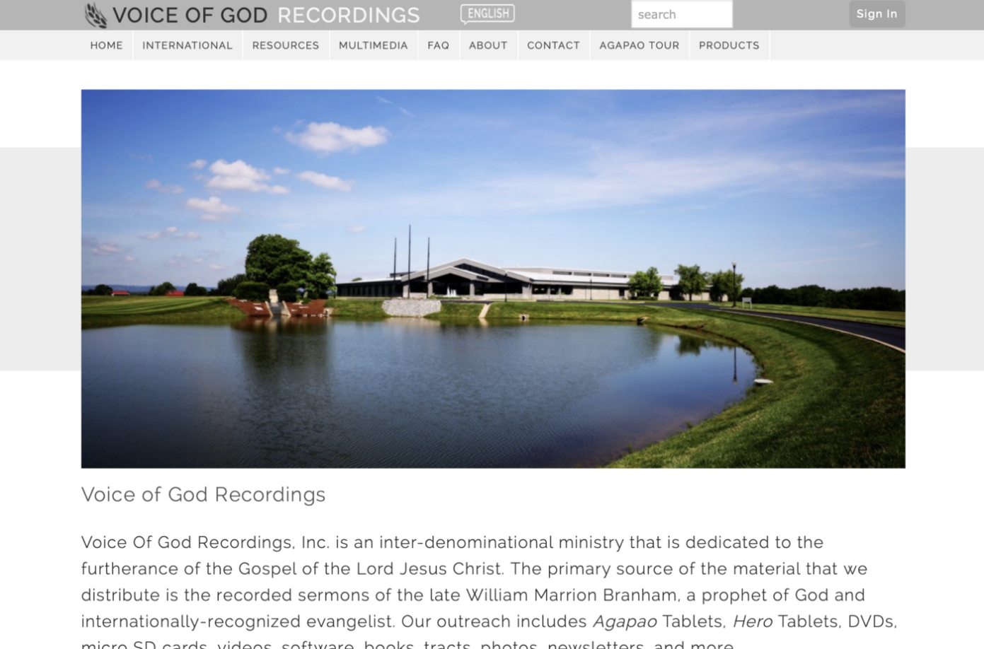 Voice Of God Recording